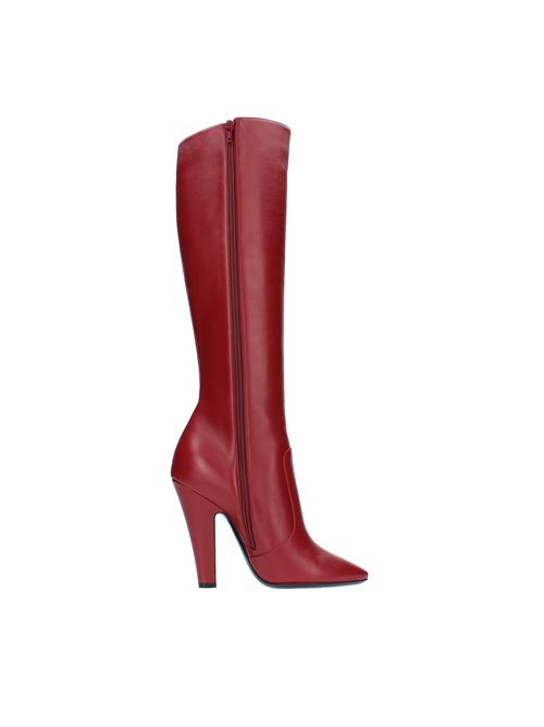 Stivali modello 670714 1Y800 6008 in pelle SAINT LAURENT | 670714 1Y800 6008ROSSO